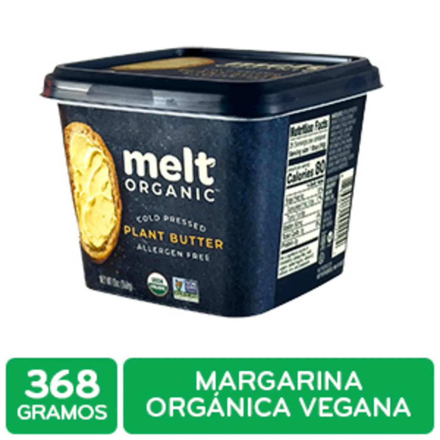 Mantequilla Vegana Melt Organic Envase 368 G