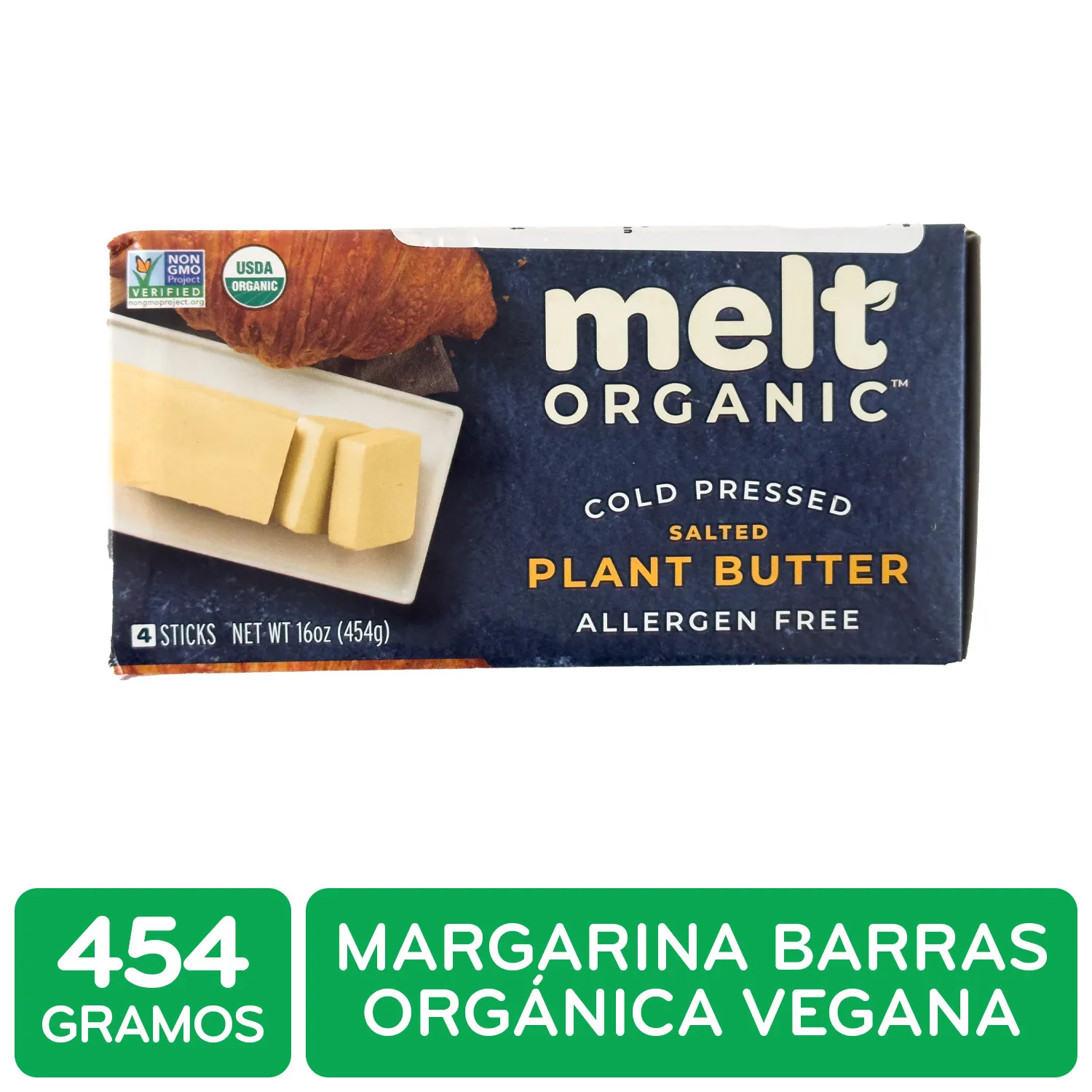 Mantequilla Vegana Melt Organic Caja 454 G