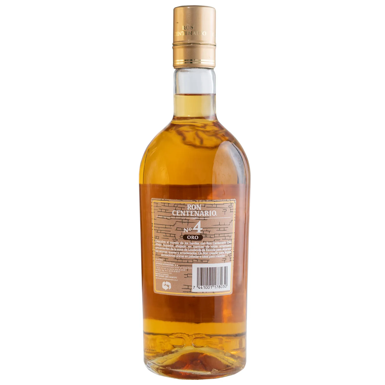 Ron Añejo 4 Años Centenario Botella 1000 Ml