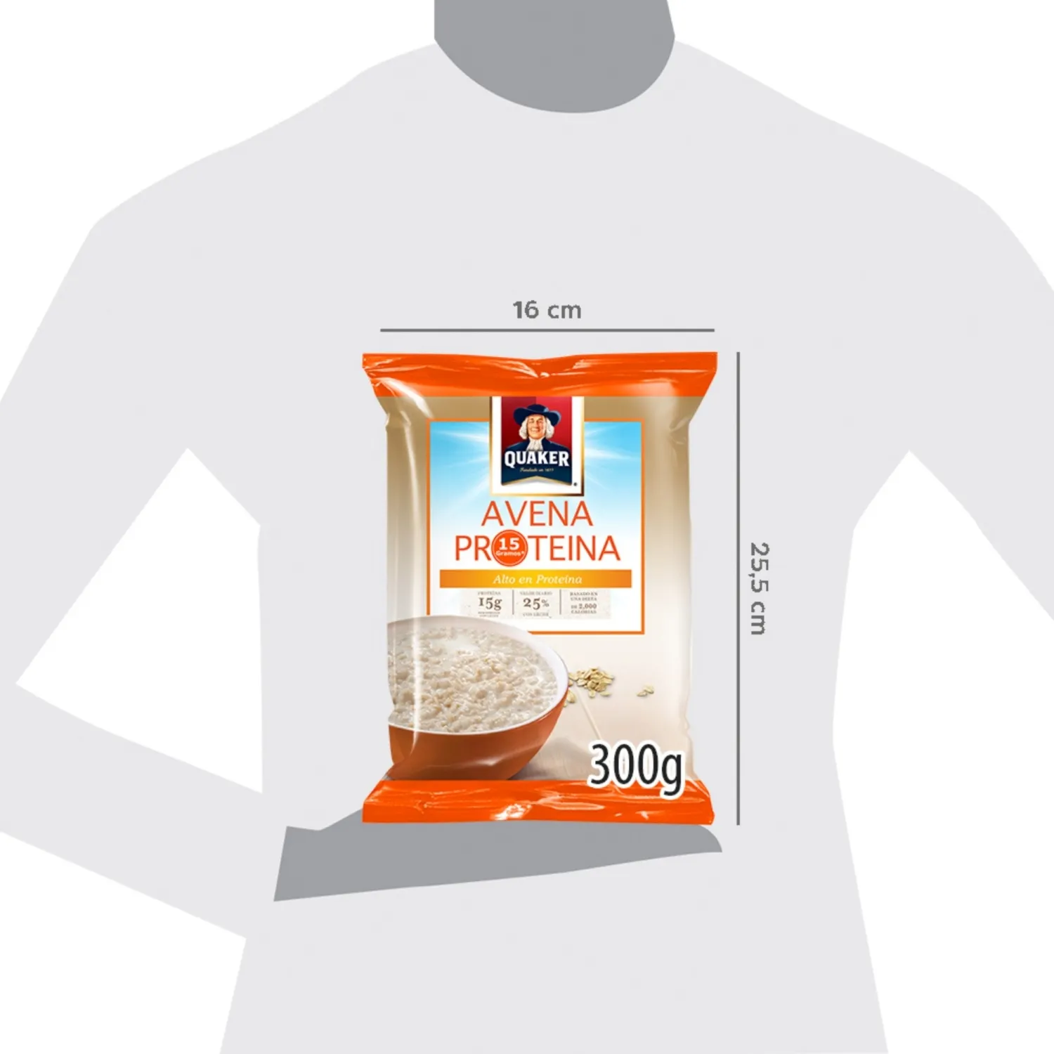 Avena Hojuela Con Proteina Quaker Paquete 300 G