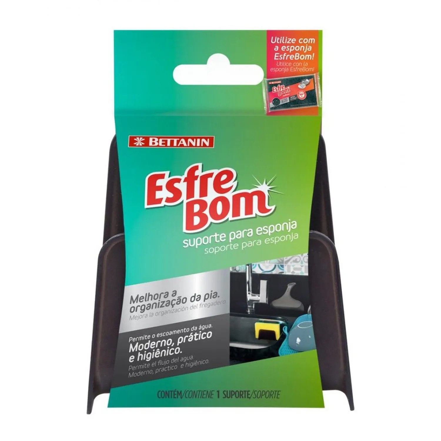 Esponja Base Soporte Esfrebom Blister 1 Unid