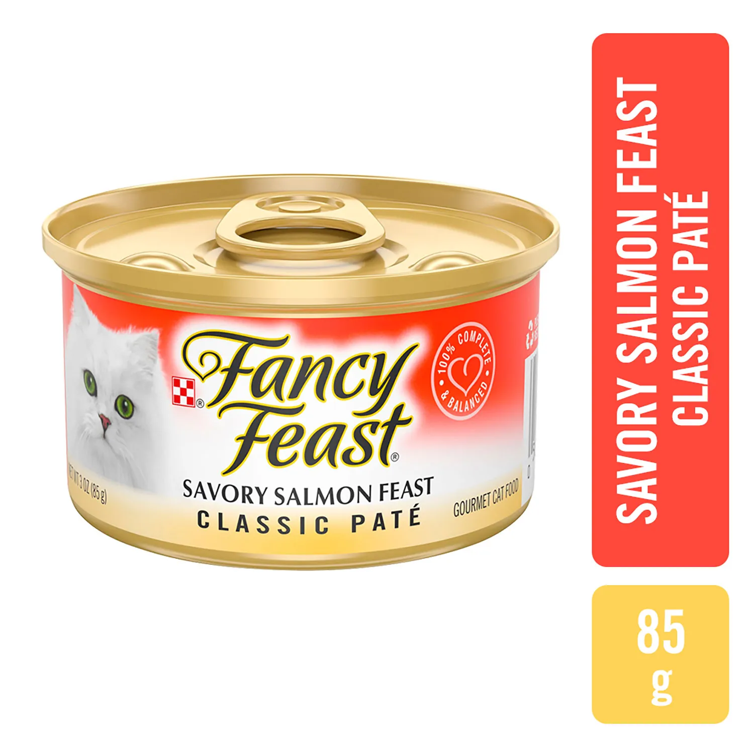 Alimento Húmedo Gato Salmón Fancy Feast Lata 85 G