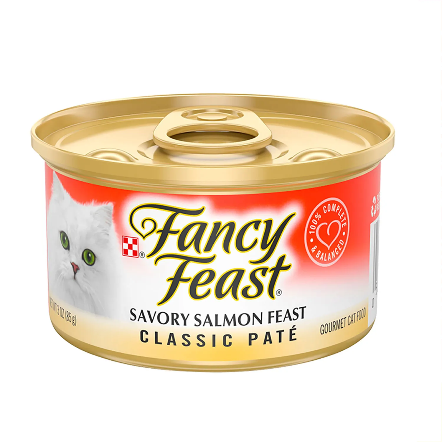 Alimento Húmedo Gato Salmón Fancy Feast Lata 85 G