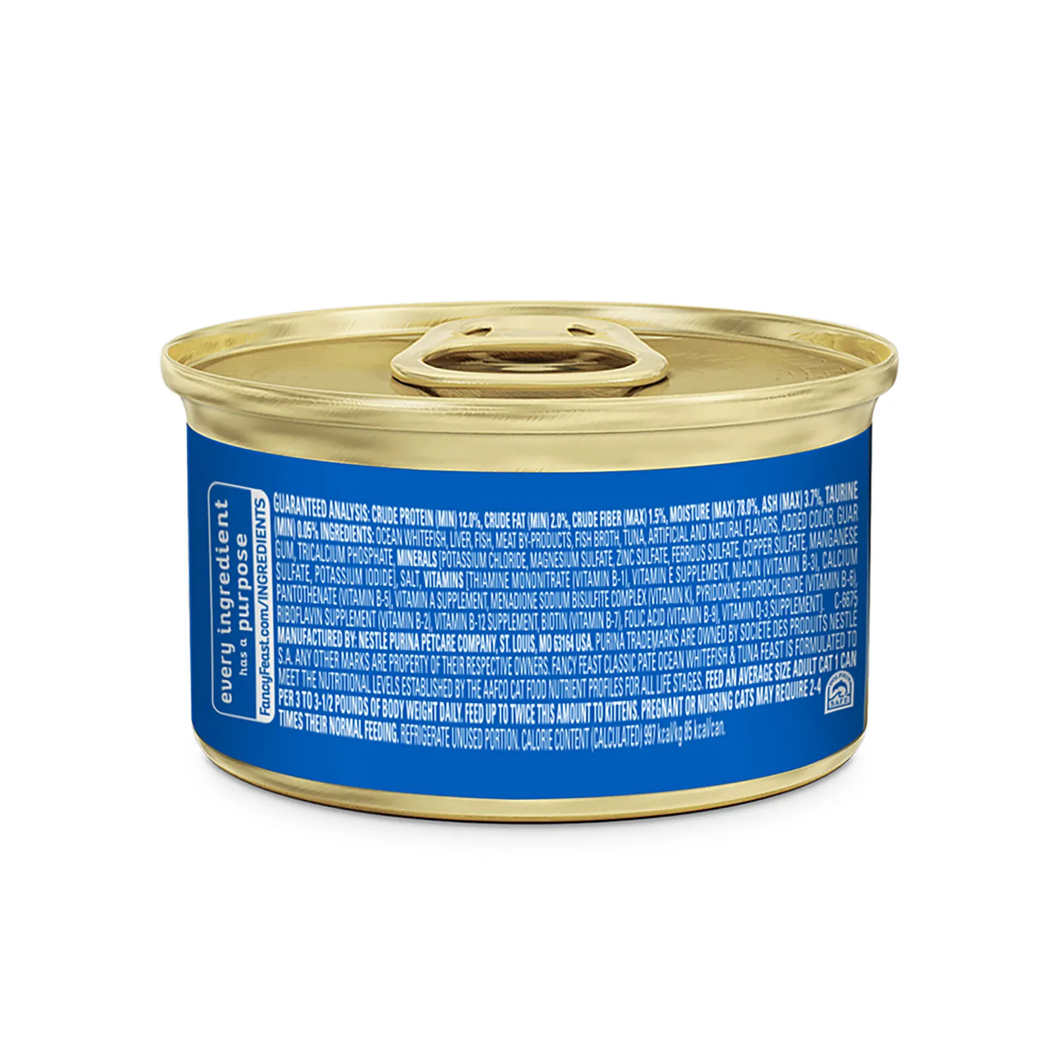Alimento Húmedo Gato  Paté Clásico Fancy Feast Lata 85 G