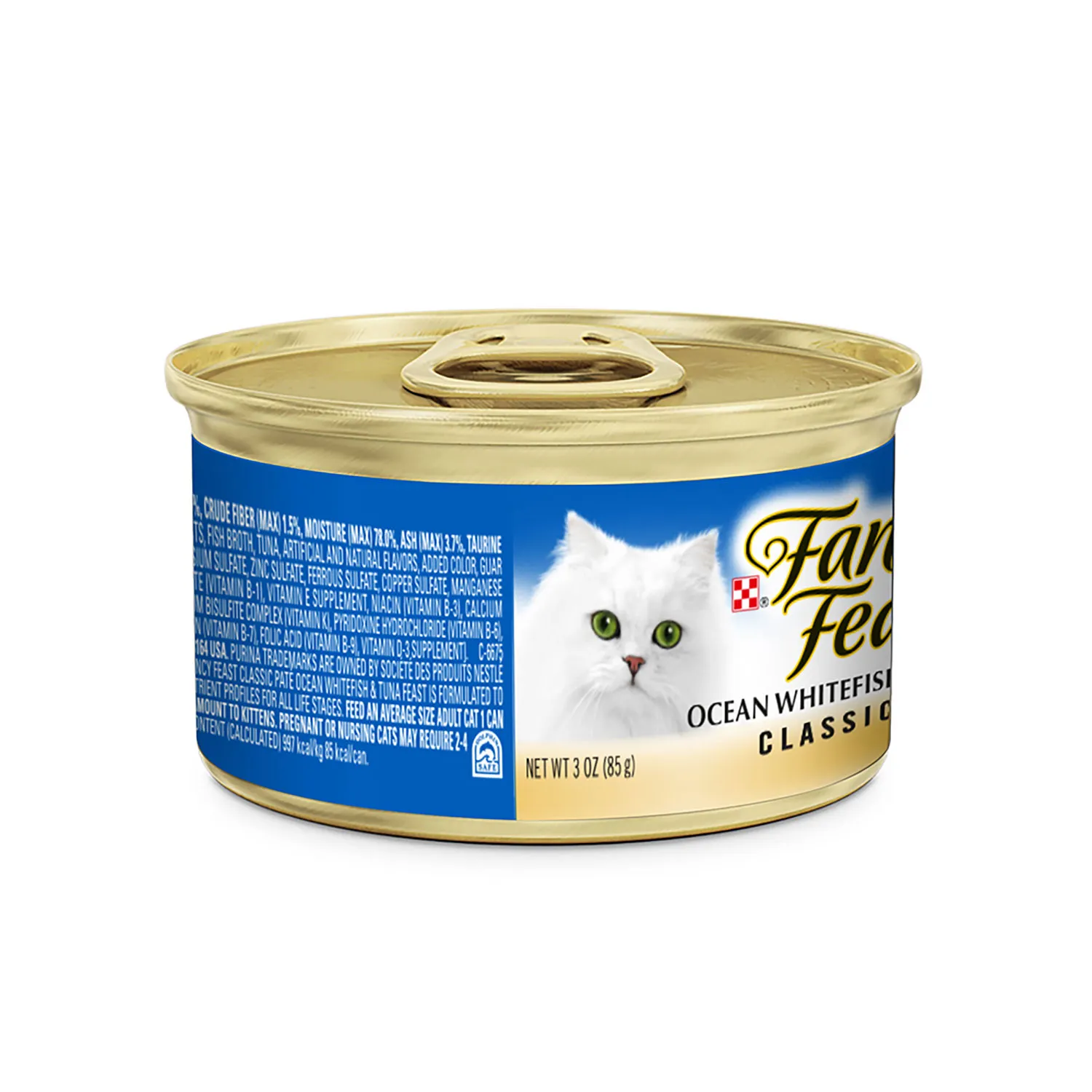 Alimento Húmedo Gato  Paté Clásico Fancy Feast Lata 85 G