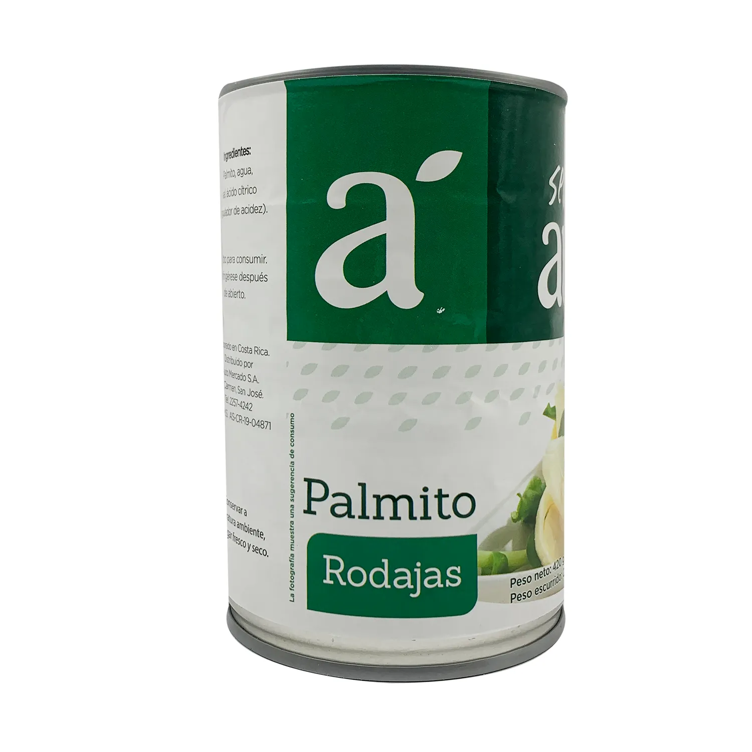 Palmito Trozos Seleccion Auto Lata 420 G