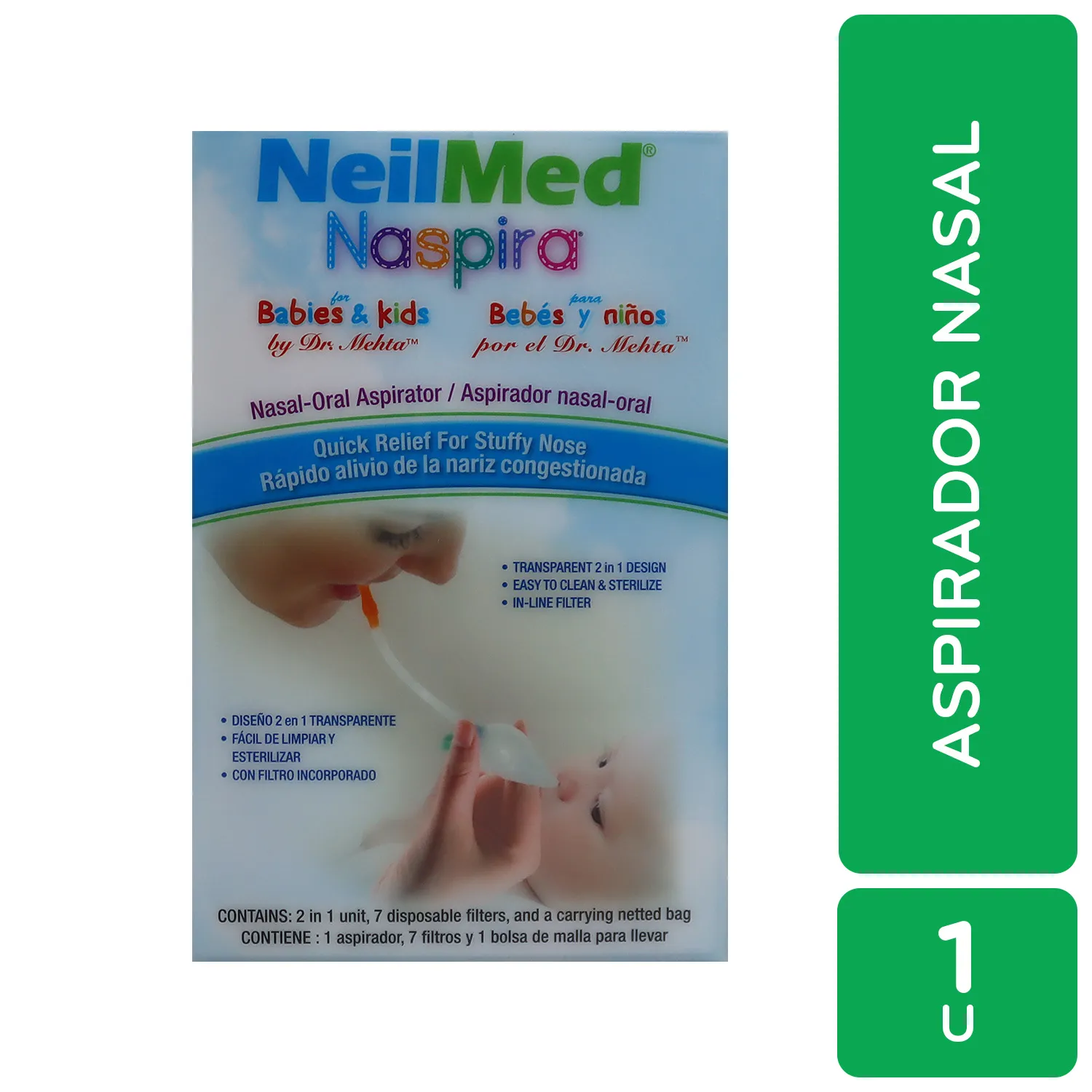 Aspirador Nasal Naspira Caja 1 Unid