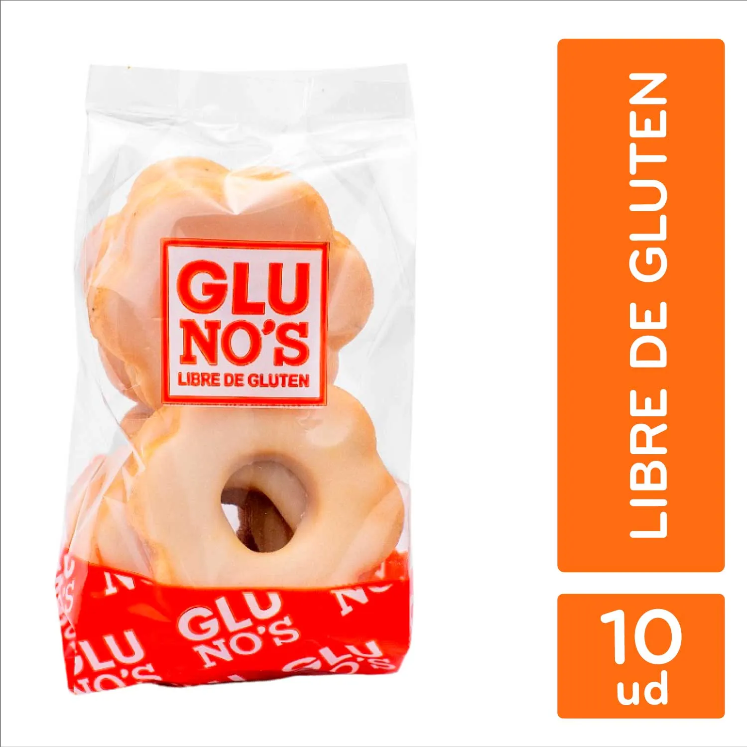 Galleta Limón Sin Gluten Glunos Bolsa 10 Unid