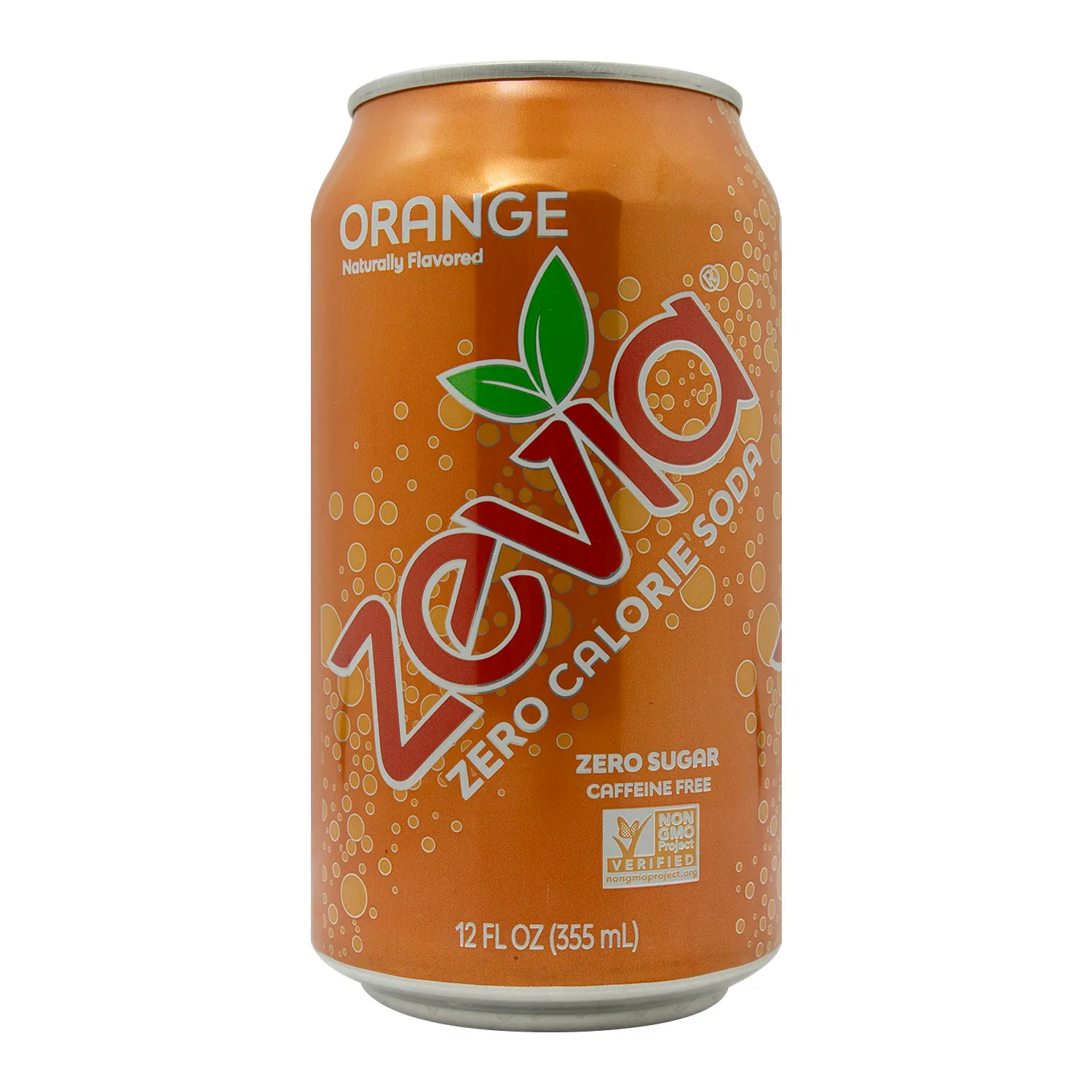Bebida Gaseosa Zero Sabor Naranja Zevia Lata 355 Ml