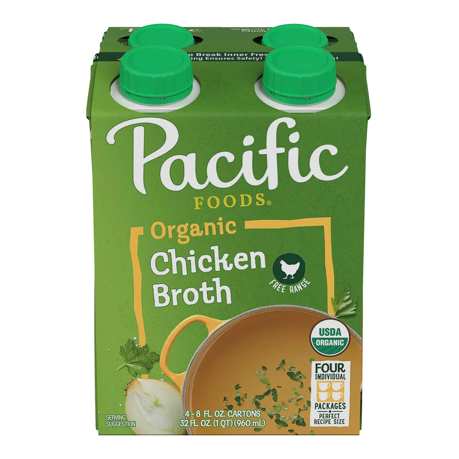 Caldo Pollo Organico Pacific Tetra Brick 944 Ml