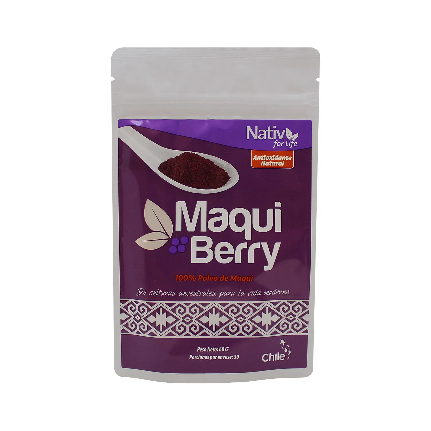 Maqui Organico Nativ For Life Bolsa 60 G