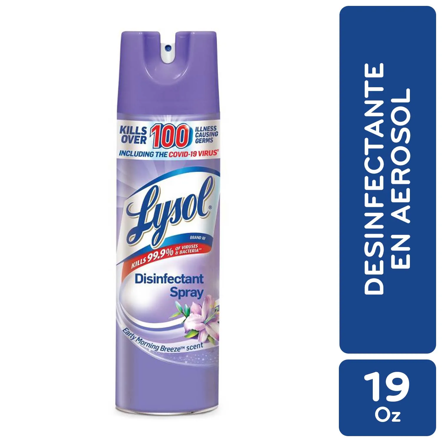 Desinfectante Aerosol Earl Morning Lysol Lata 538 G