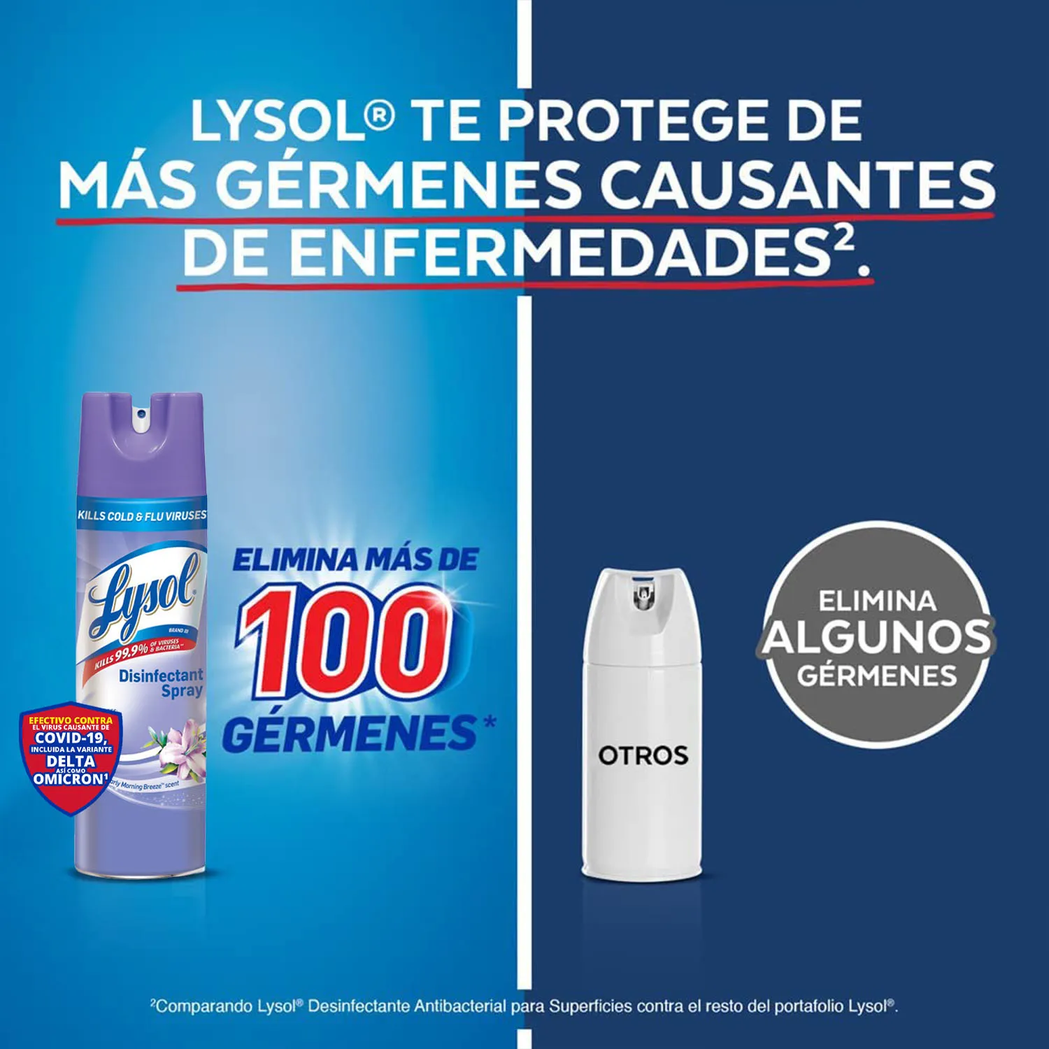 Desinfectante Aerosol Earl Morning Lysol Lata 538 G