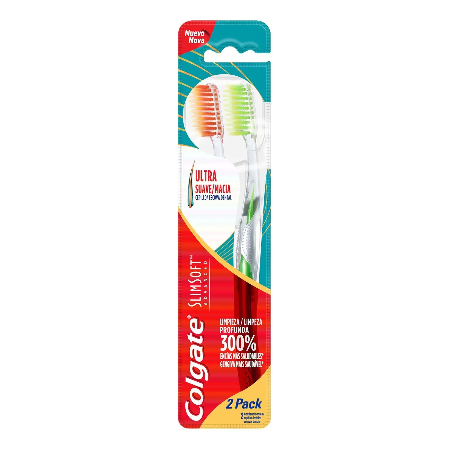 Cepillo Dental Clasico Sensi Soft Suave Colgate Blister 2 Unid