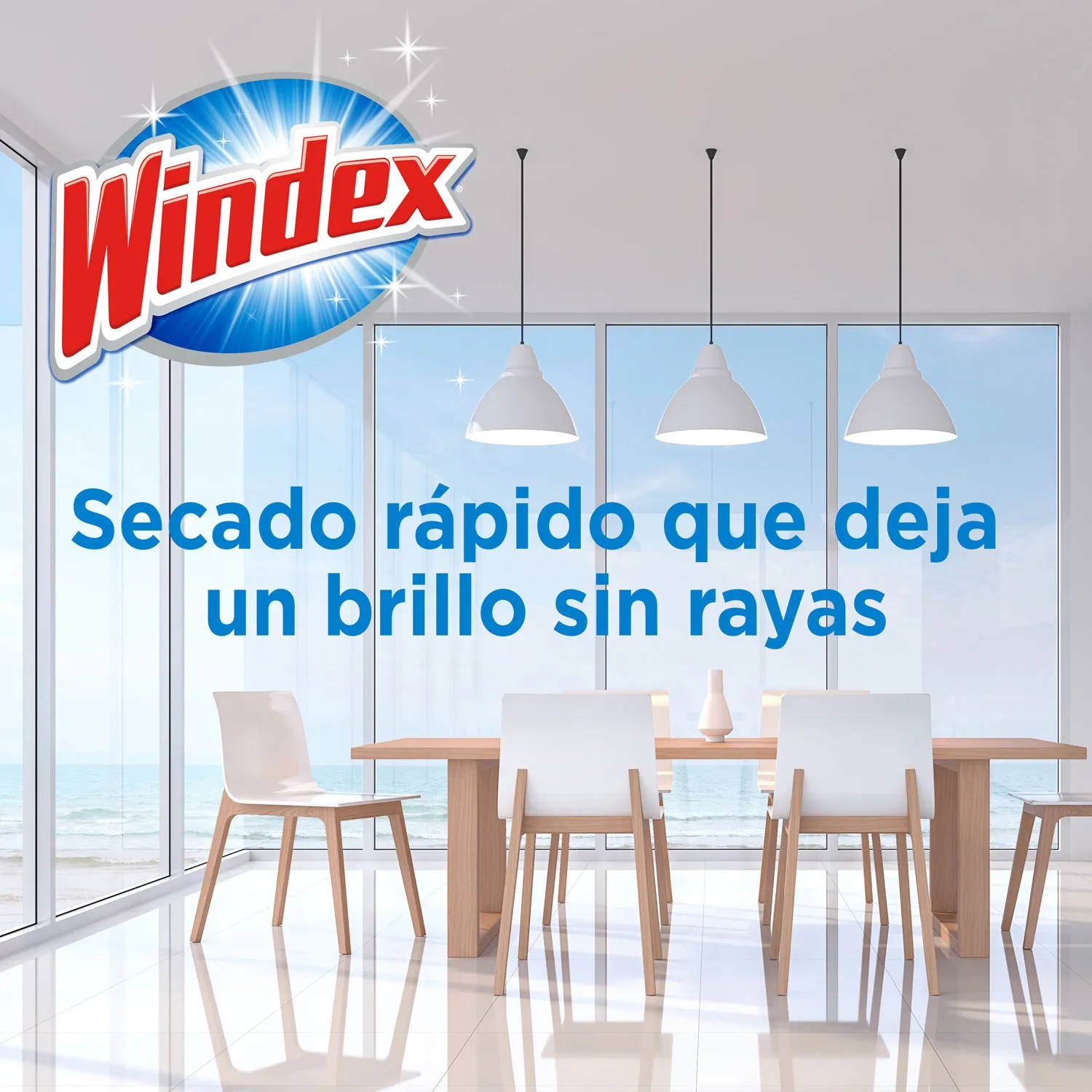 Limpiador Vidrio Liquido Sin Amoniaco Windex Bolsa 500 Ml