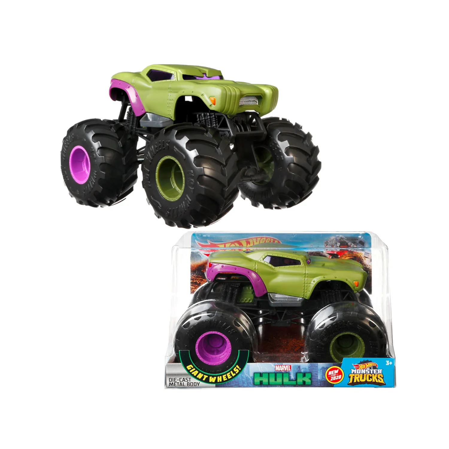 Juguete Carro Hot Wheels Monster Trucks Mattel Unidad 1 Unid