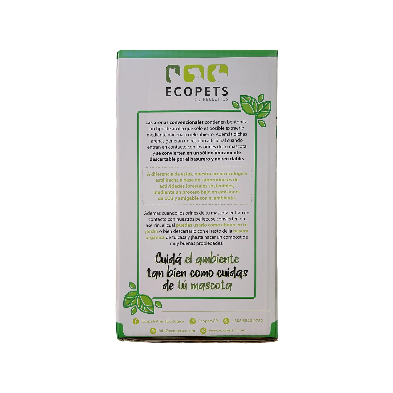 Arena  Gato Madera Ecologica Ecopets