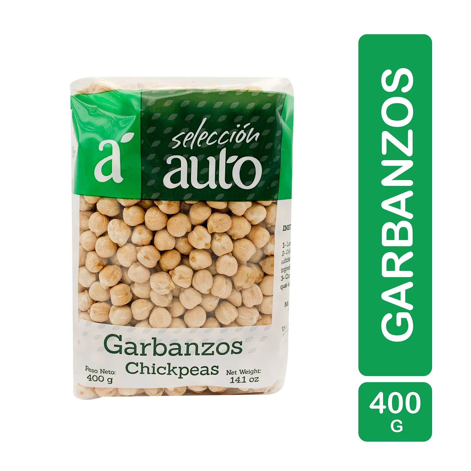 Garbanzos Seleccion Auto Bolsa 400 G