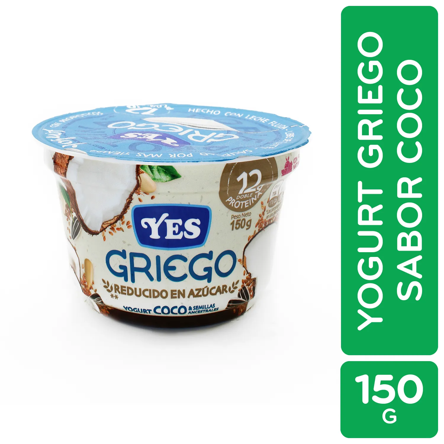 Yogurt Griego Coco Yes Envase 150 G