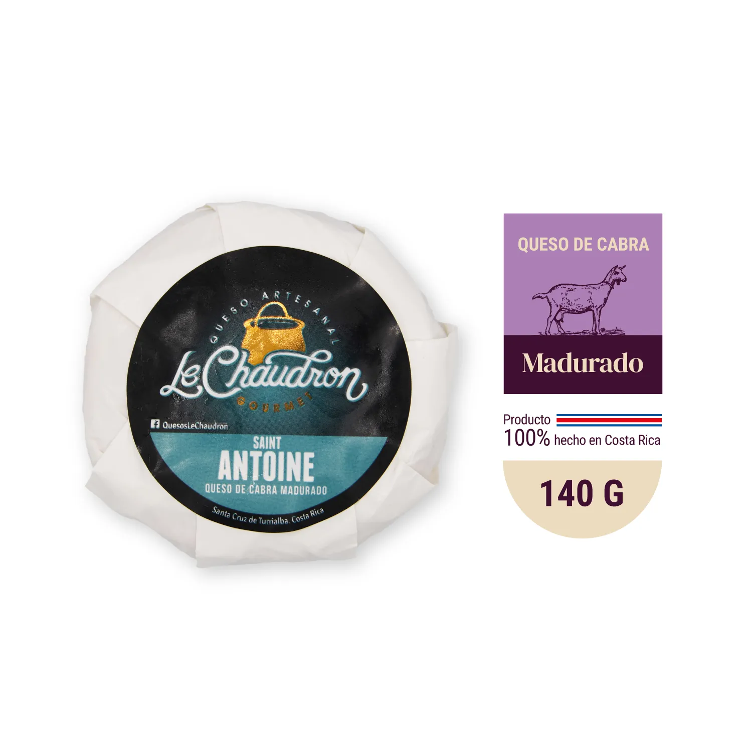 Queso Cabra Saint Antoine Le Chaudron Paquete 140 G