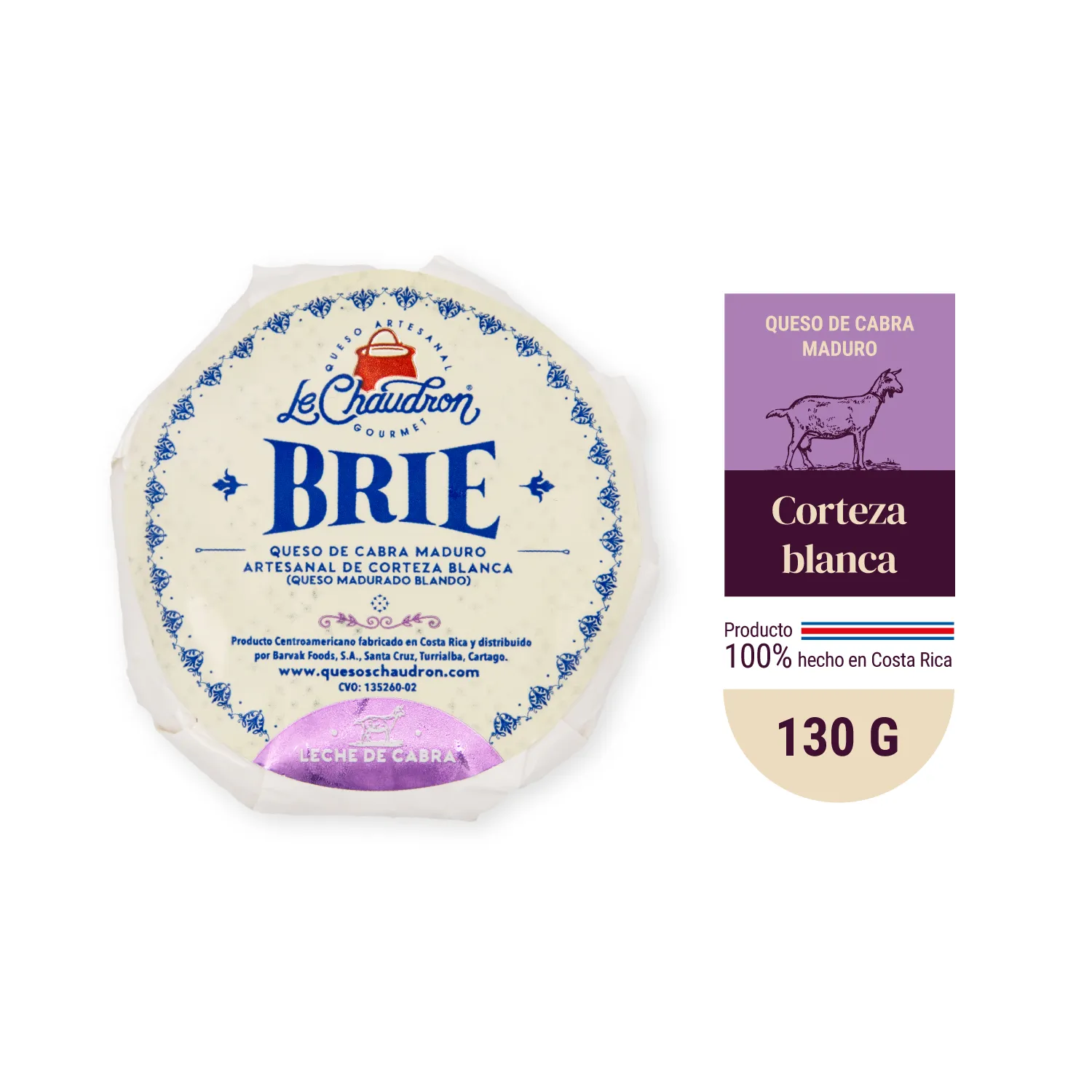 Queso Cabra Brie Le Chaudron Paquete 130 G