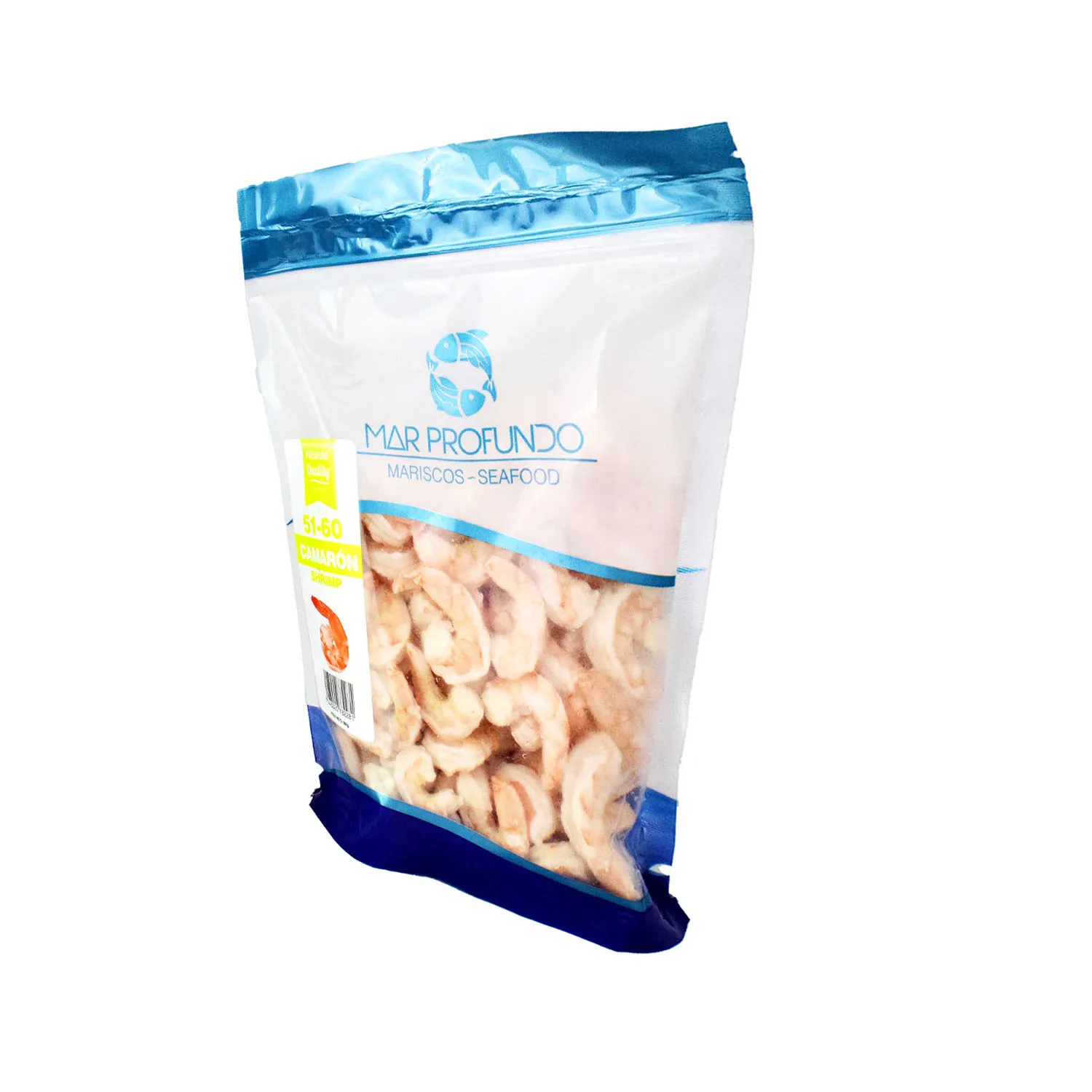 Camaron 51-60 De Mar Aquicola Congelado Mar Profundo Bolsa 680 G