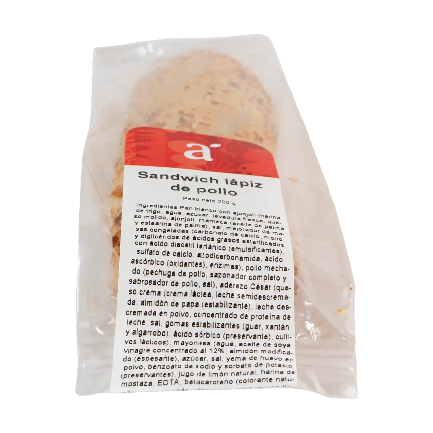 Sandwich Lapiz De Pollo Auto Mercado Unidad 200 G