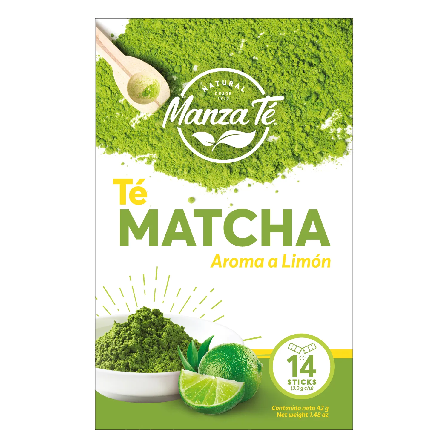 Te Verde Matcha Limon Manza-te Caja 42 G