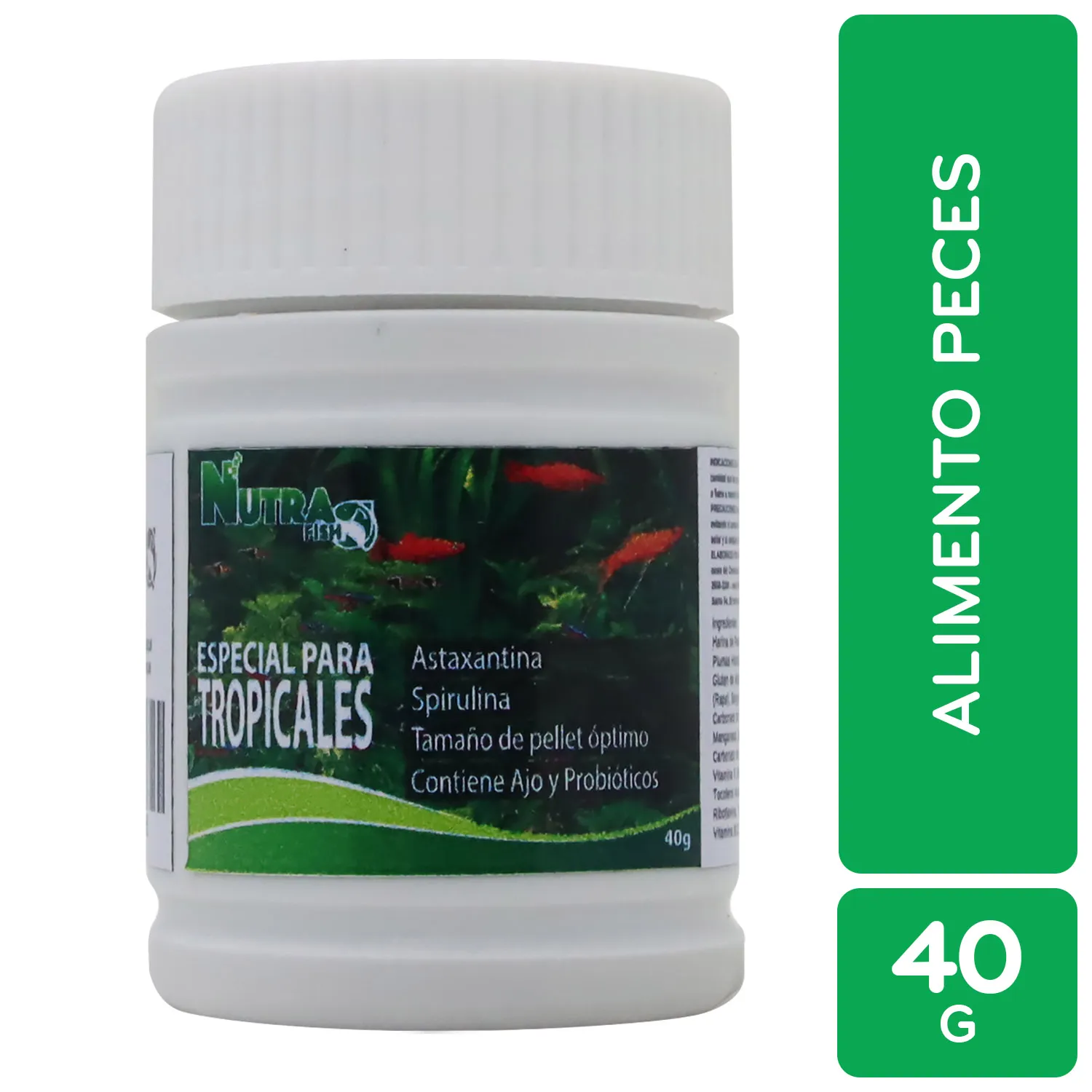 Alimento Pez Tropical Nutra Fish Envase 40 G