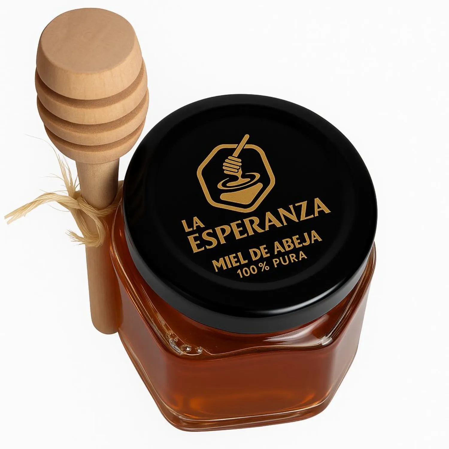 Miel Abeja Con Cuchara La Esperanza