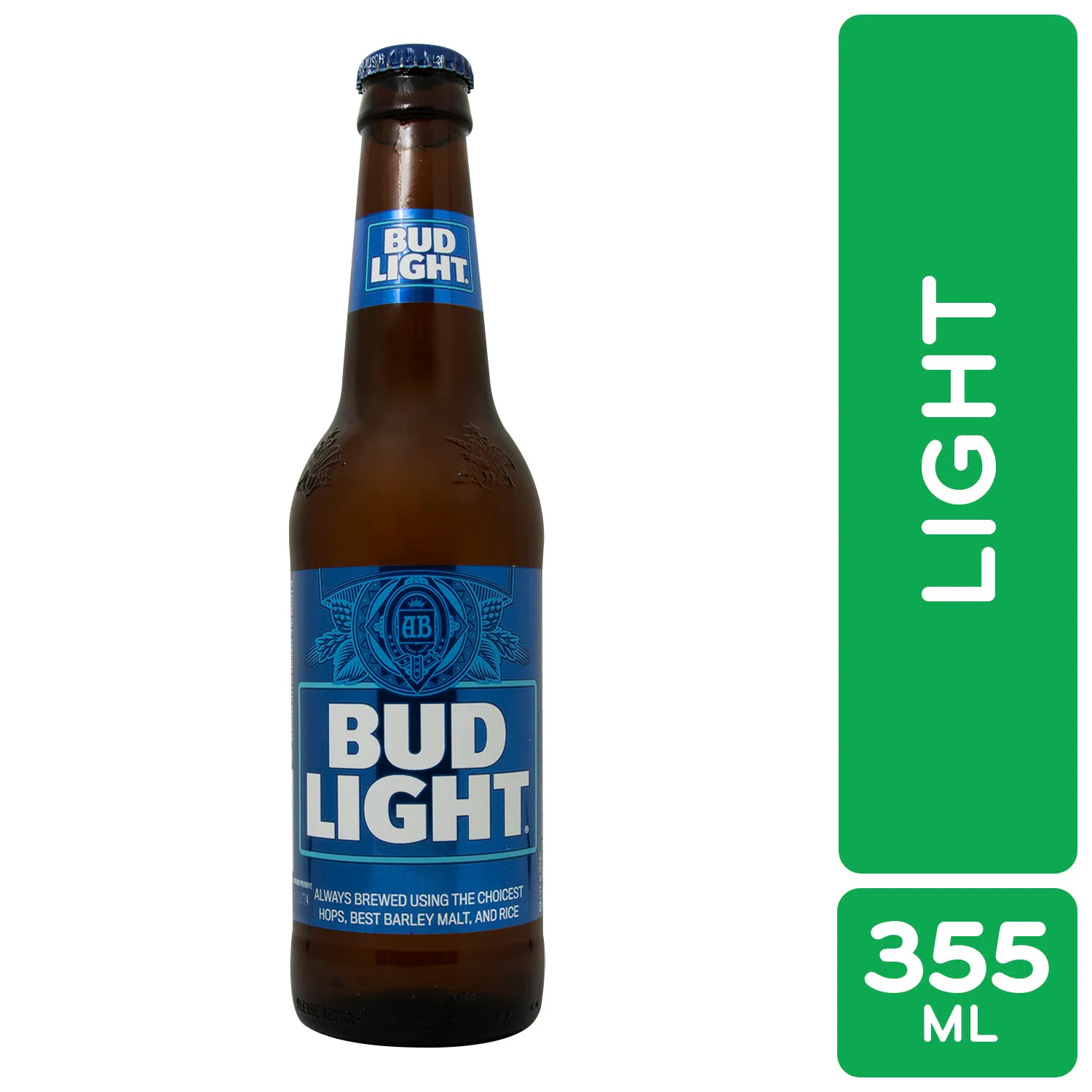 Cerveza Importada Usa Bud Light Botella 355 Ml