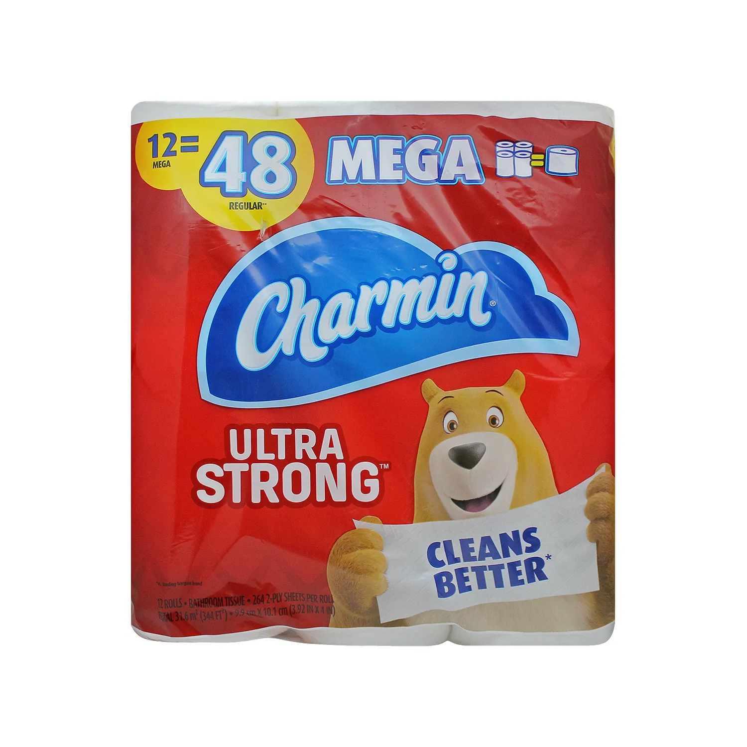 Papel Higienico Doble Hoja Ultra Fuerte 12u Charmin Paquete 12 Und