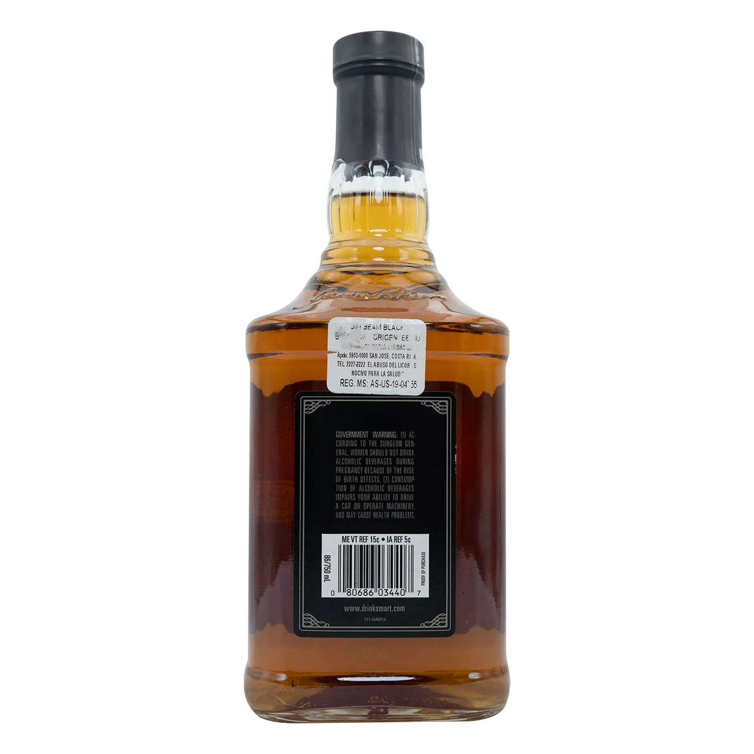 Whiskey Usa Jim Beam Botella 750 Ml