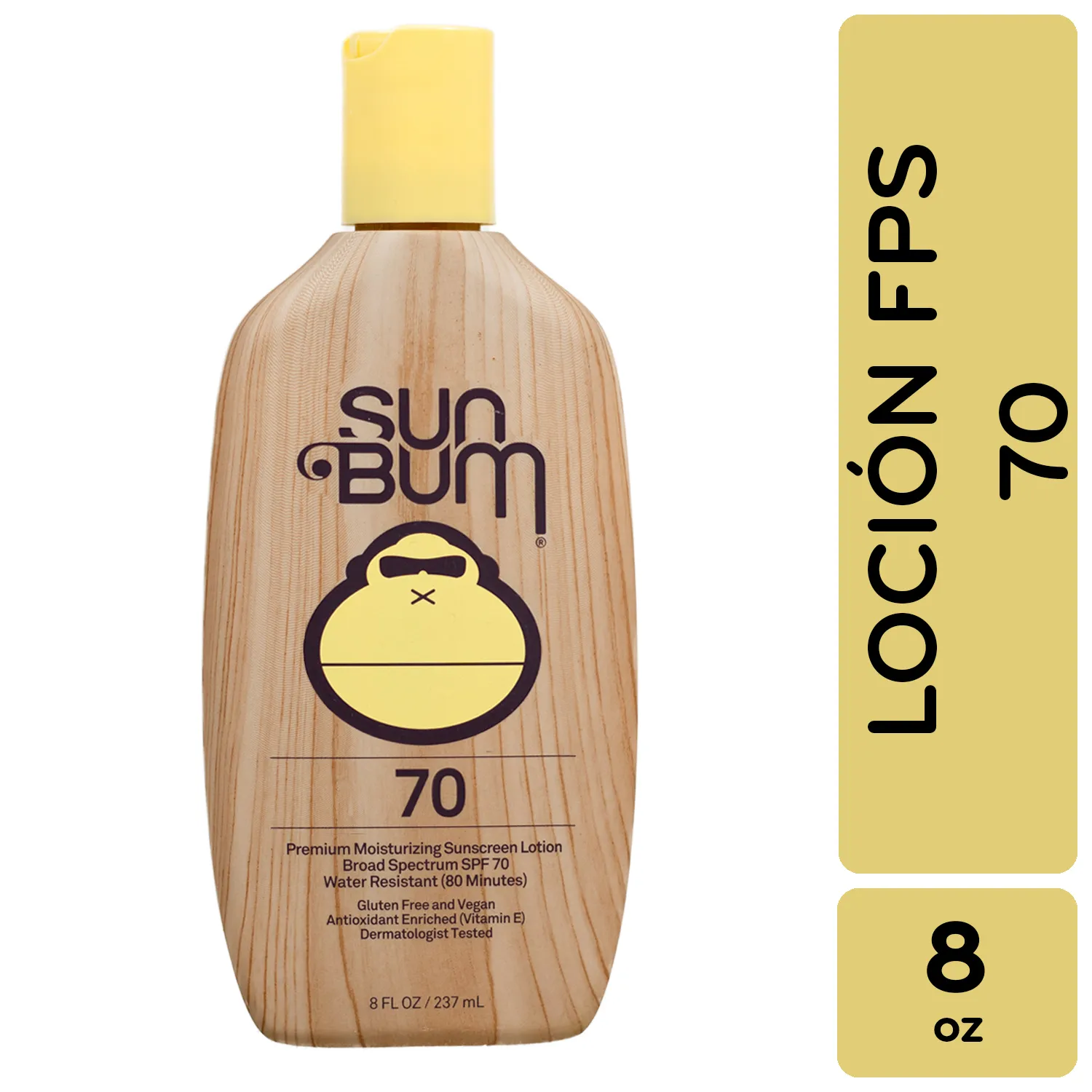 Bloqueador Crema F70 Sun Bum Envase 237 Ml