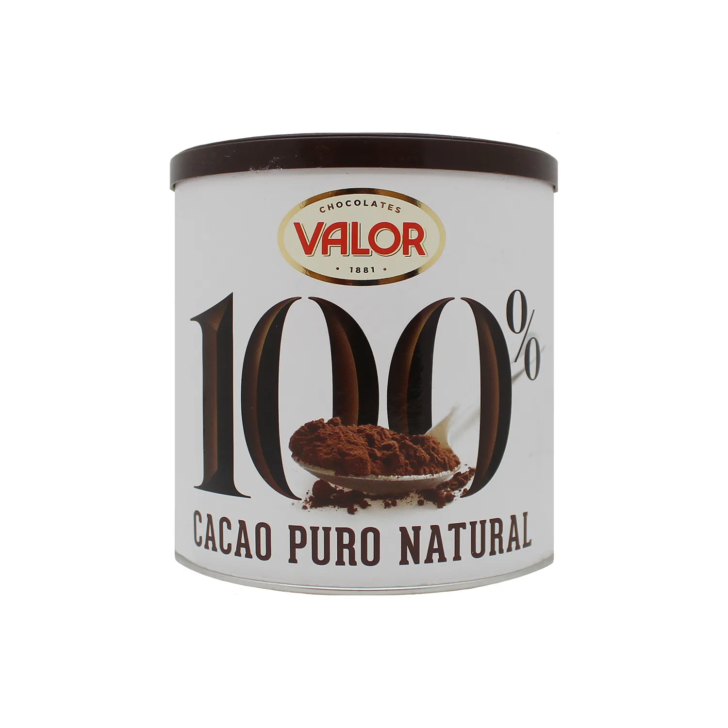 Bebida Polvo Malteada Chocolate 100% Cacao Valor Lata 250 G