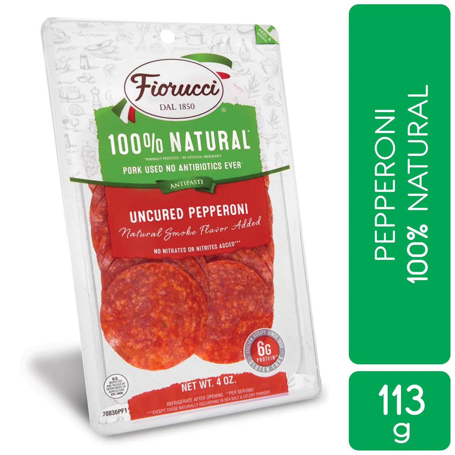 Pepperoni Curado Natural Fiorucci