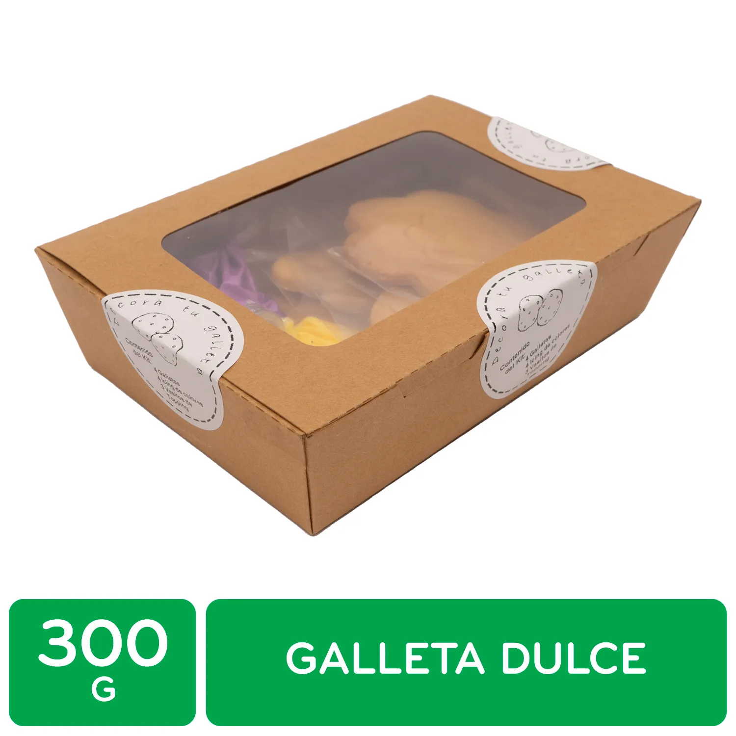 Galleta Para Decorar Auto Mercado Caja 300 G