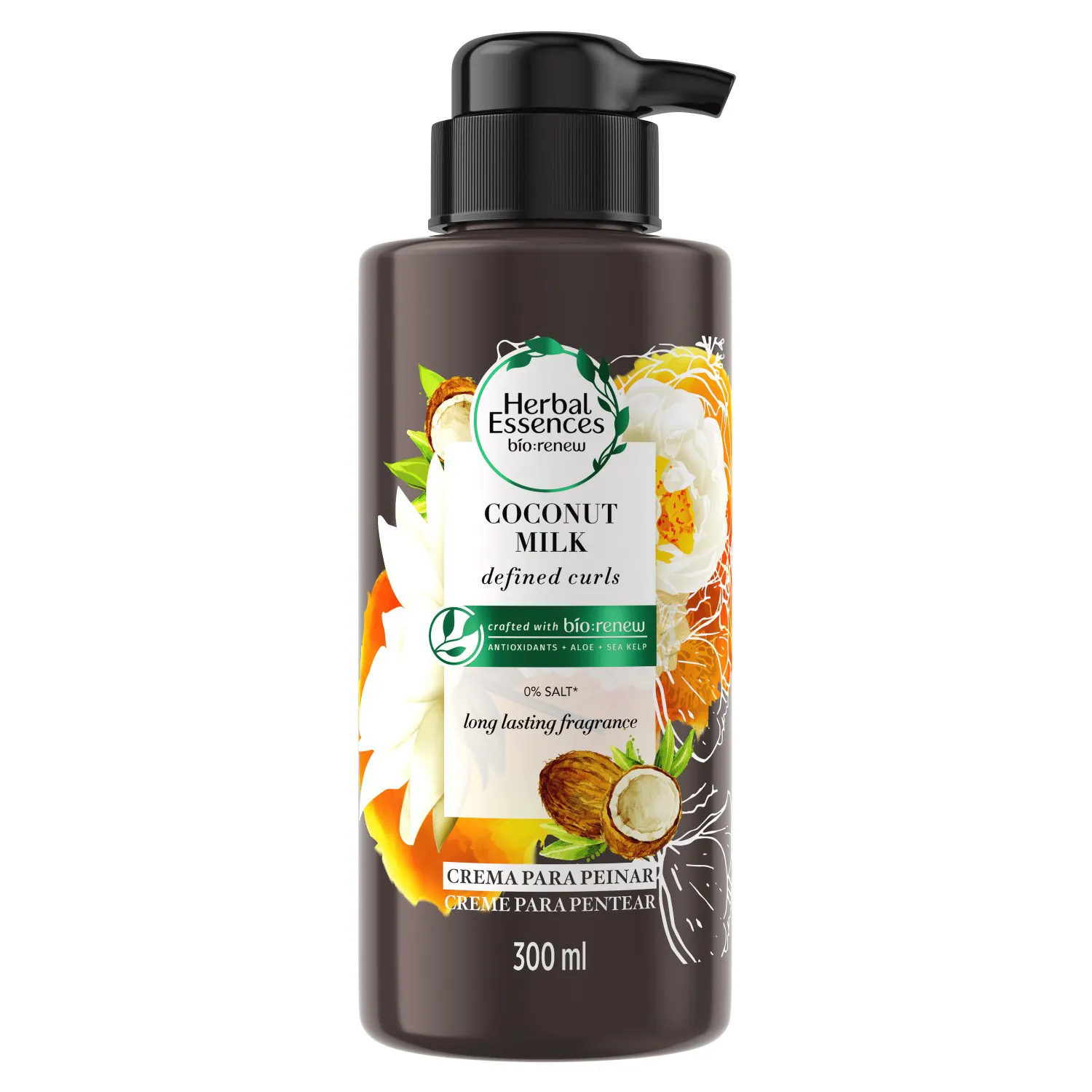 Crema Para Peinar Cosmetico Coco Herbal Essences Envase 300 Ml