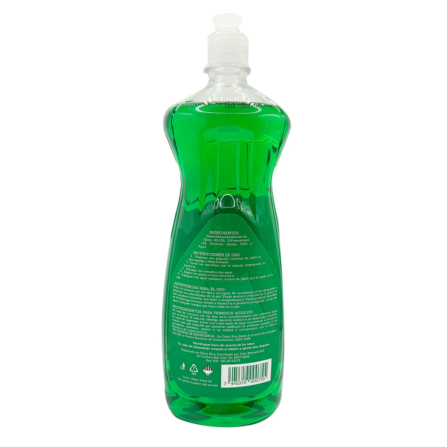 Lavaplatos Liquido Limon Seleccion Auto Envase 980 Ml