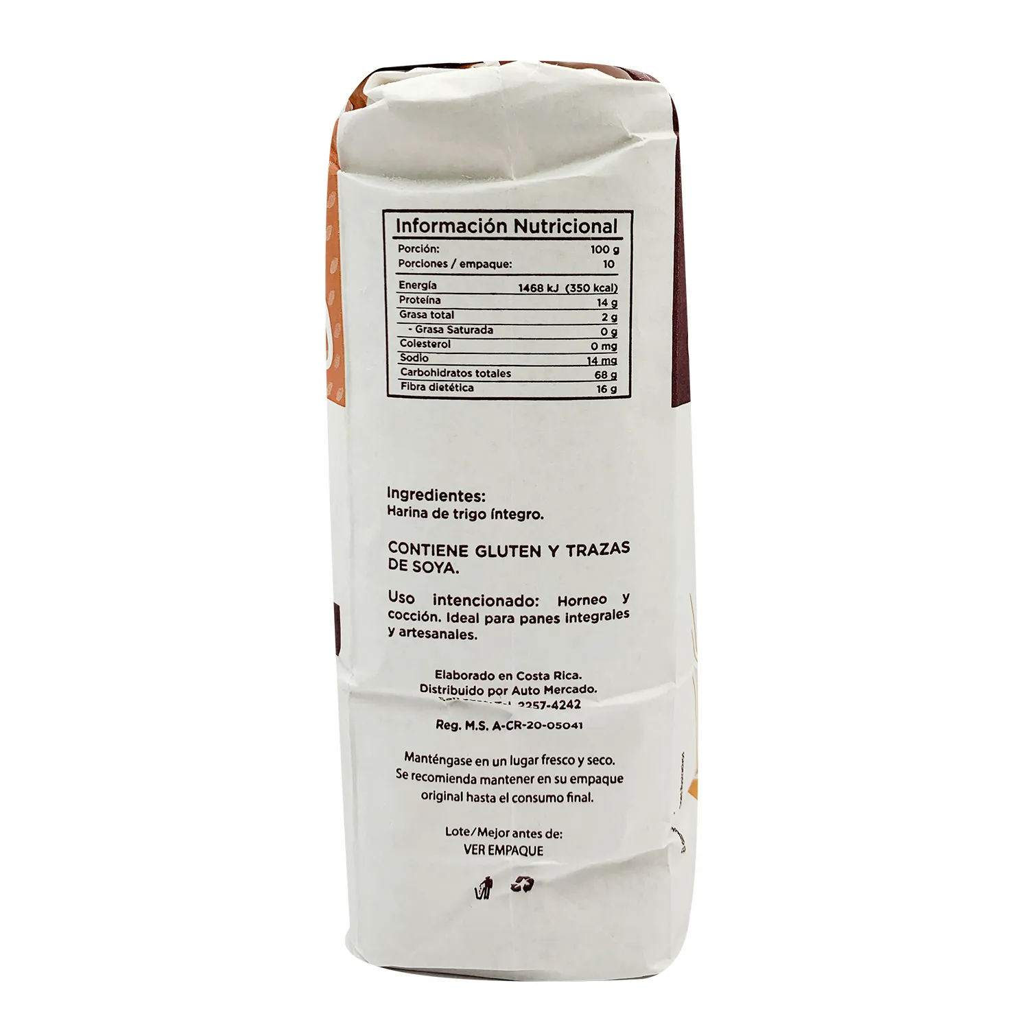 Harina Trigo Integral Seleccion Auto Paquete 1000 G