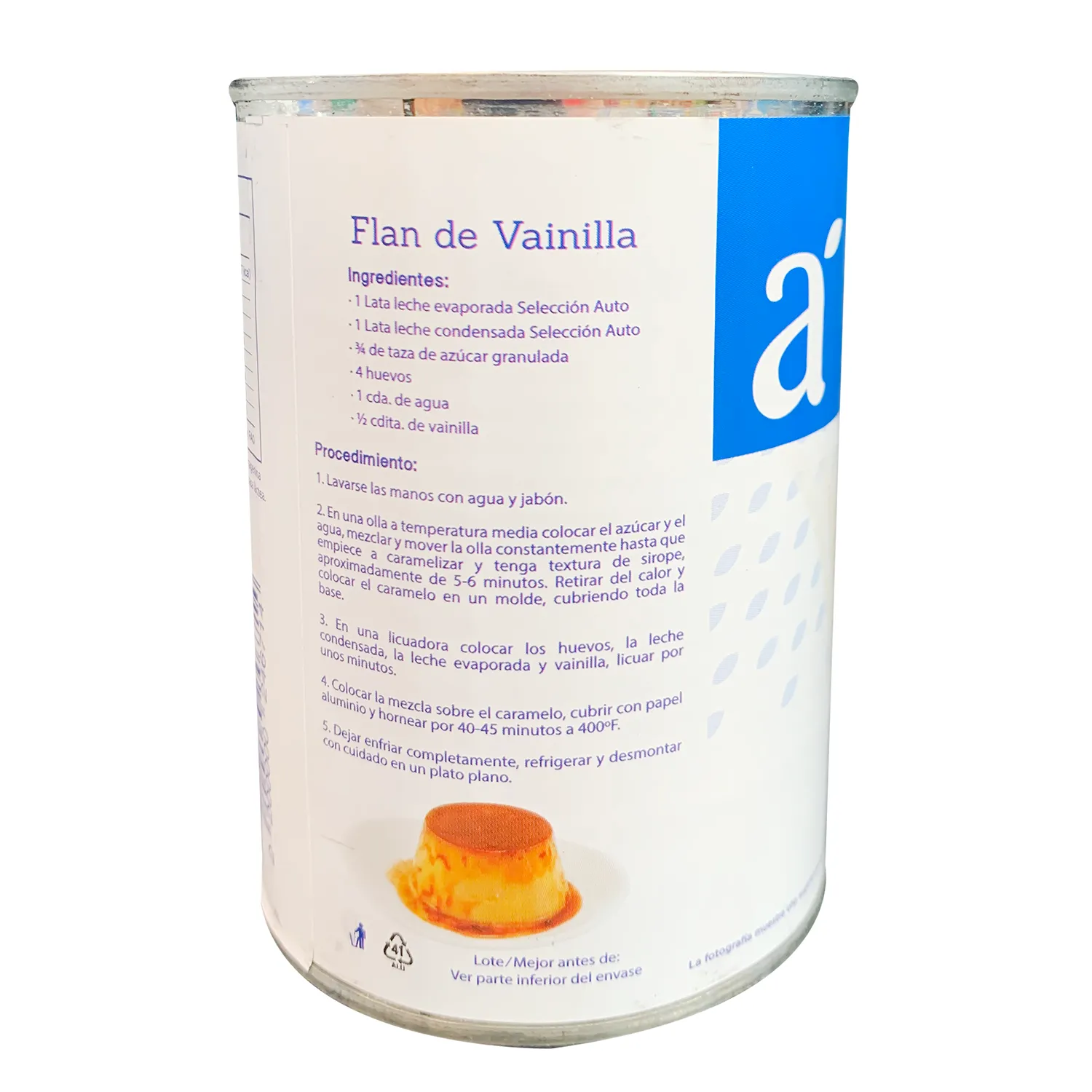 Leche Evaporada Seleccion Auto Lata 410 G