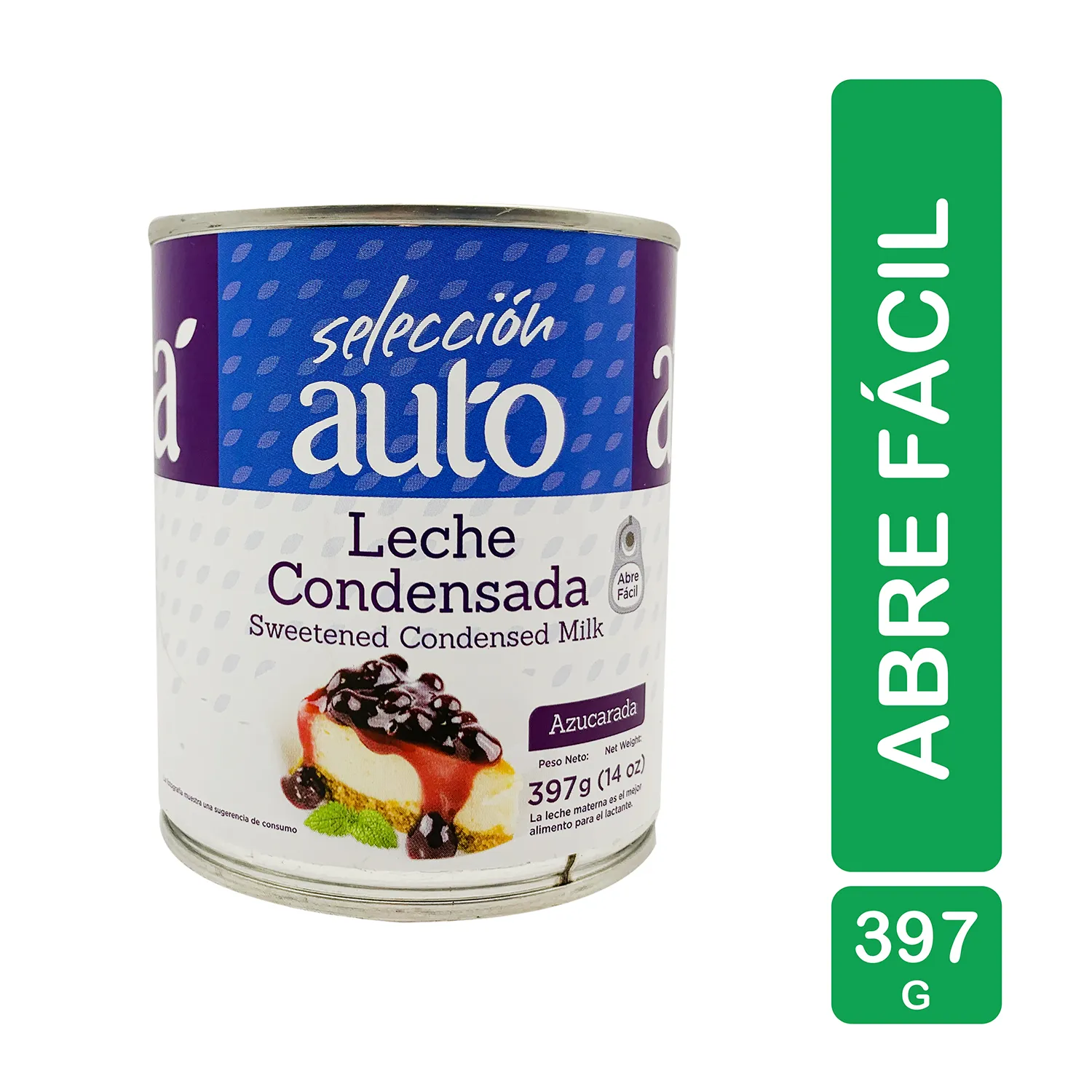 Leche Condensada Seleccion Auto Lata 397 G