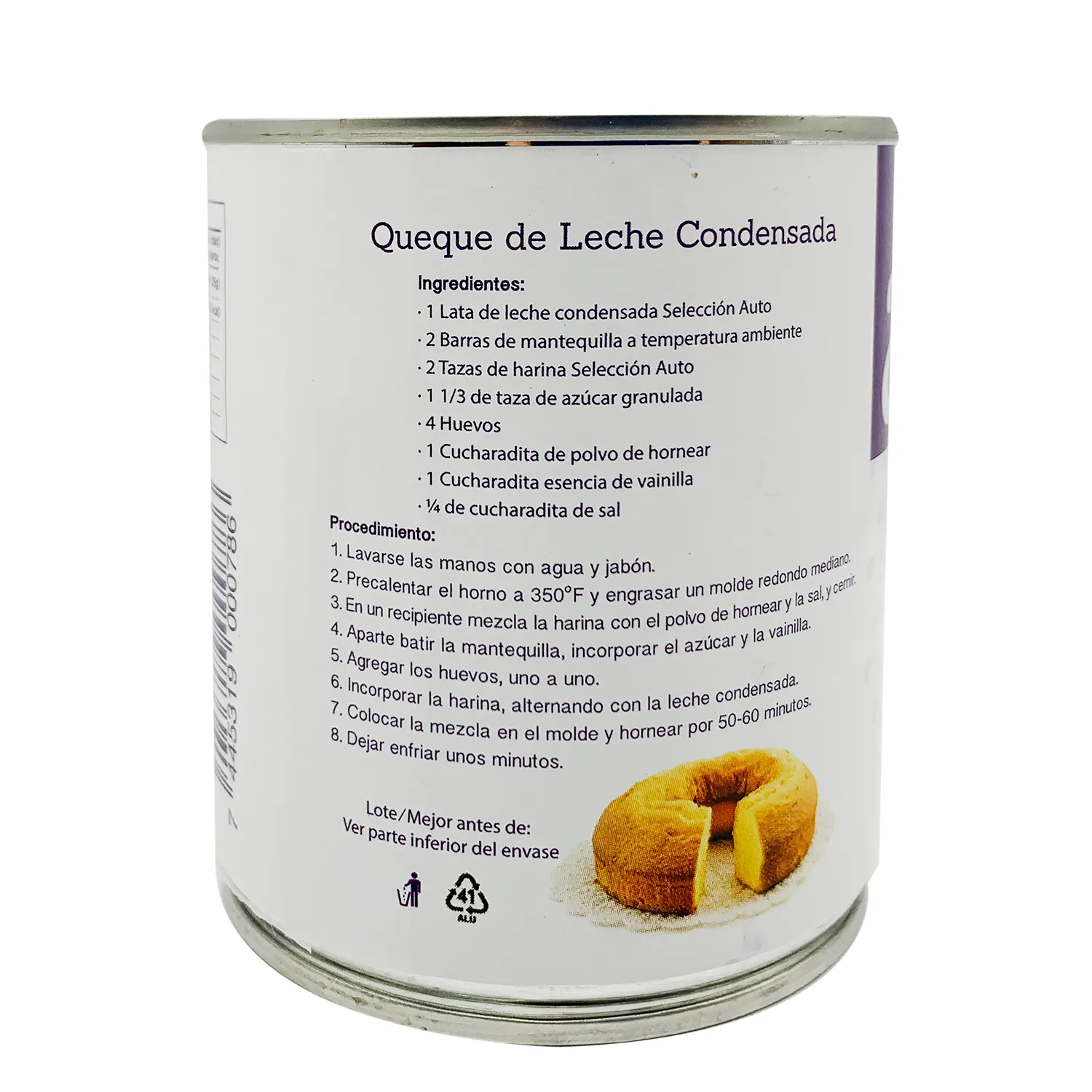 Leche Condensada Seleccion Auto Lata 397 G
