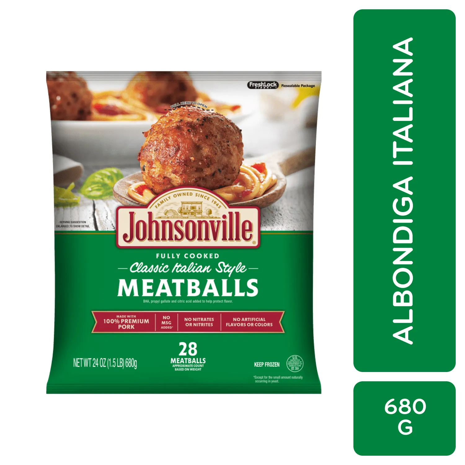 Albondiga Italiana Johnsonville Paquete 680 G