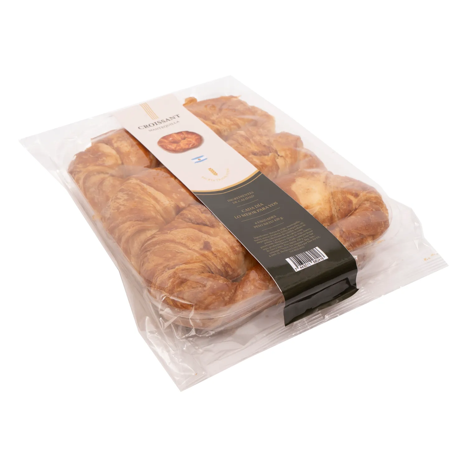 Croissant De Mantequilla Auto Mercado Bolsa 420 G