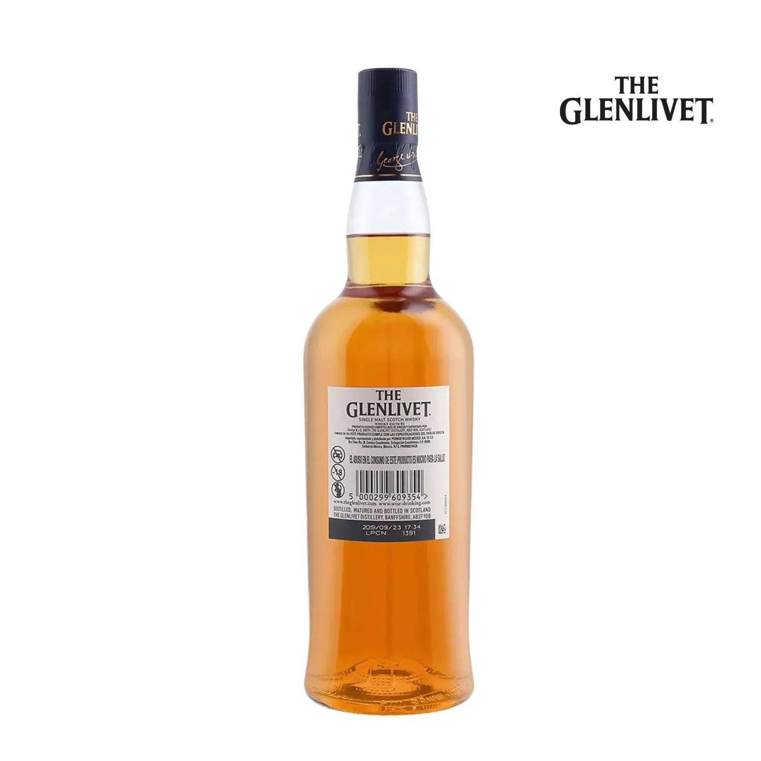 Whisky Escoces Glenlivet Botella 750 Ml | Auto Mercado