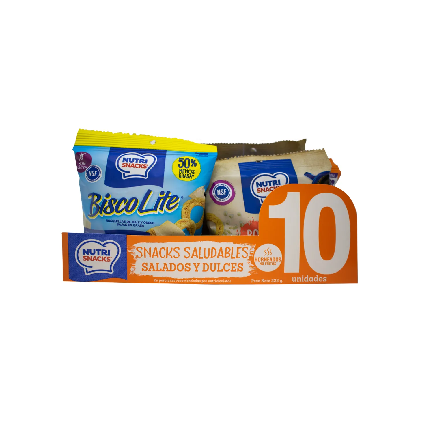 Lonchera Mixta 10u Nutrisnacks Bolsa 328 G