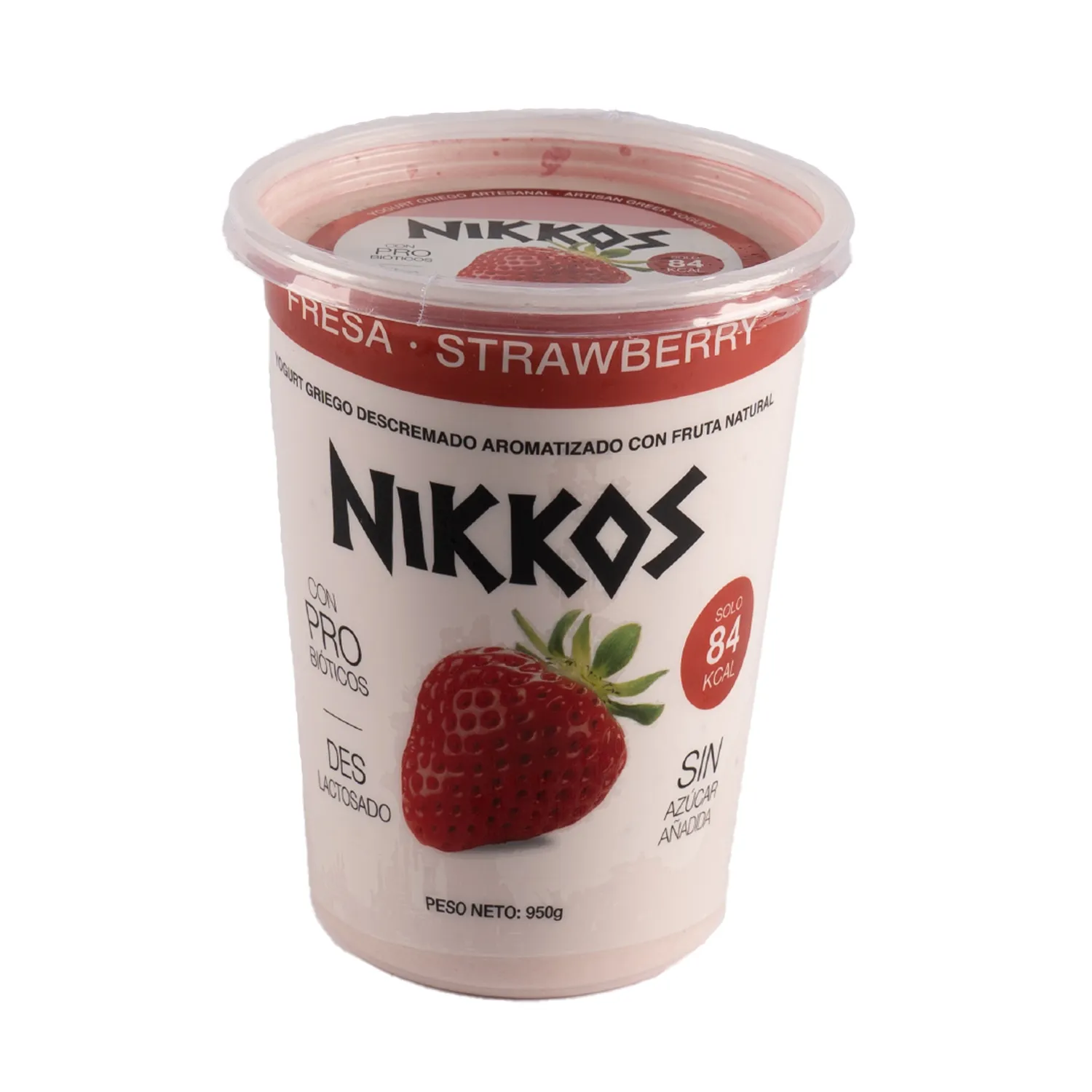 Yogurt Saborizado Light Fresa Nikkos