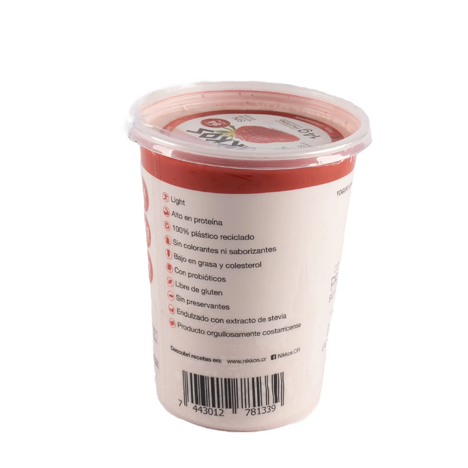 Yogurt Saborizado Light Fresa Nikkos