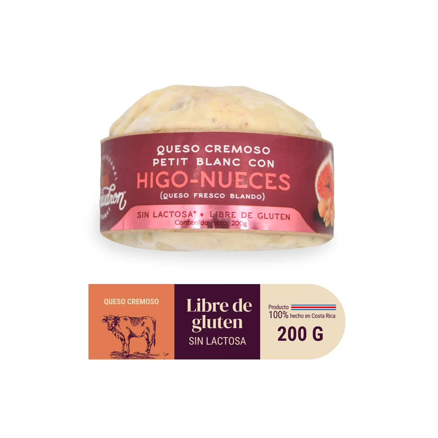 Queso Blanco Petit Nuez Higos Le Chaudron Paquete 200 G